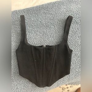 Princess Polly Kaeshia rib bustier lower impact top